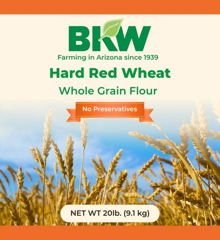 Hard Red Whole Grain Flour 20 Lbs.