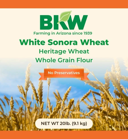 White Sonora Whole Grain Flour 20 Lbs.
